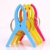 8 Stück Handtuchklammer, Clips Große Wäschetrocknungsklammer für Wäsche, Strandtuchklammern, Große Wäscheklammer Handtuchhalter, für Steppdecken, Kleidung, Strandtücher(Zufällige Farbe) - 5