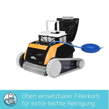 Dolphin E25 Automatischer Schwimmbad-Reinigungsroboter. Handlicher, leichter und einfach zu reinigender Sauger. Ideal für in den Boden eingelassene und auf der Erde aufgestellte Schwimmbecken - 3