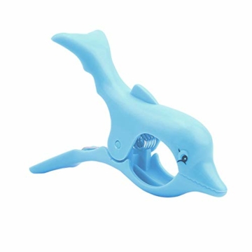 Gresunny 4pcs Strandtuch Clips klammern Winddicht handtuchklemmen strandtuchklammern groß wäscheklammern Kunststoff handtuchclips für strandliegen für Strandtuch, Badetuch, Pool, wäscheleine - 2