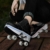 HealHeatersⓇ Schuhe Mit Rollen 2 in 1 Multifunktionale 4 Rad Rollschuhe Verformung Schuhe 7-Farbwechsel Lichtleiste Verstellbare USB Wiederaufladbar Für Männer Frauen,Schwarz,40 - 8