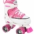 HUDORA Rollschuhe Roller Skate Kinder Rollschuhe, pink, 32-35 - 1