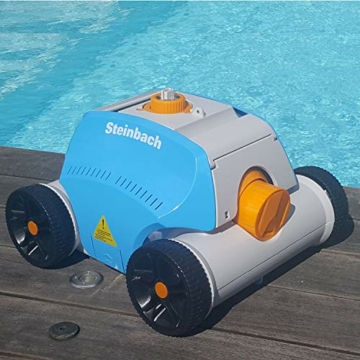 Steinbach Poolrunner Battery+, für Pools bis 80 m² Grundfläche, vollautomatisch, kabelllos, Akku-Betrieb, Leistung ca. 10 m³/h, 061013 - 2