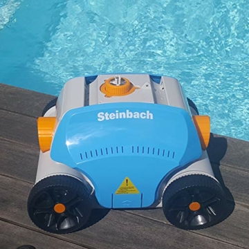 Steinbach Poolrunner Battery+, für Pools bis 80 m² Grundfläche, vollautomatisch, kabelllos, Akku-Betrieb, Leistung ca. 10 m³/h, 061013 - 3