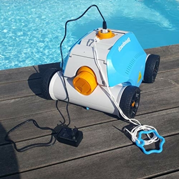 Steinbach Poolrunner Battery+, für Pools bis 80 m² Grundfläche, vollautomatisch, kabelllos, Akku-Betrieb, Leistung ca. 10 m³/h, 061013 - 5
