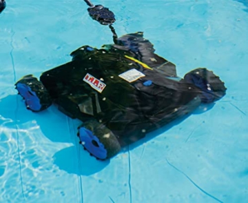 T.I.P. Sweeper 18000 Pool-Roboter (Bodenreinigung für 50m³ Pools), Schwarz/Blau - 4
