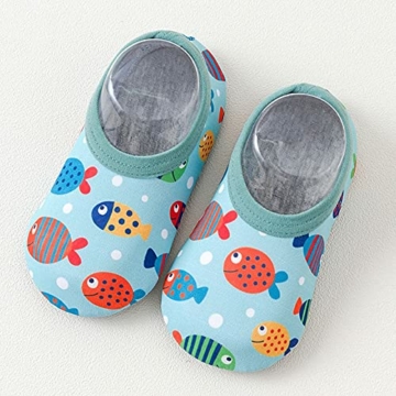 Baby Schuhe Lauflernschuhe Jungen Badeschuhe Mädchen Bodensocken Aquaschuhe Sommer Schuhe rutschfeste Wasserschuhe Atmungsaktives Strandschuhe Schnorchelschuhe - 2