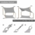 Dripex Sonnensegel Sonnenschutz Set inkl Befestigungsseile Rechteckig Wasserabweisend Polyester Imprägniert 95% UV Schutz Windschutz Wetterschutz 3X5 m für Balkon Garten Terrasse Grau - 5