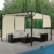 Mendler Pergola Baia, Garten Pavillon Terrassenüberdachung, stabiles 6cm-Stahl-Gestell + Schiebedach - 4x3m - 2