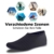 Sfit Unisex Badeschuhe Wasserschuhe Damen Streifen Schwimmschuhe Schnelltrocknend Aquaschuhe Super Leicht Surfschuhe rutschfeste Strandschuhe Herren Barfußschuhe(Schwarz,38/39 EU) - 7
