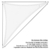 Sonnensegel Dreieck wasserdicht 5x7x7 m Creme - Sonnenschutz dreieckig mit UV-Schutz für Garten, Balkon Terrasse, Camping - 6