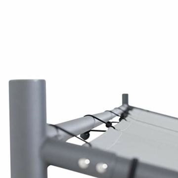 sorara Milano Pavillon Pavilion | grau | 285 x 220 x 310 x 295 cm| | Polyester 250 g/m² (UV 50+) | 41 kg | Outdoor-Pavillon für den Garten - 3