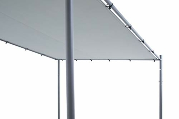 sorara Milano Pavillon Pavilion | grau | 285 x 220 x 310 x 295 cm| | Polyester 250 g/m² (UV 50+) | 41 kg | Outdoor-Pavillon für den Garten - 7