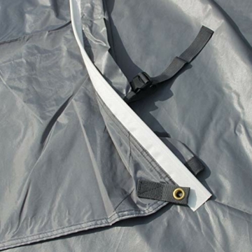 yourGEAR Wohnwagen Sonnensegel Caravan Tarp 3 x 2,4 m Sonnendach inkl. Aufstellstangen UV 50+ Schutz wasserdicht 5000 mm - 9