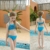 DNFUN Meerjungfrauenflosse Mädchen mit Monoflosse und Mermaid Tail Badeanzug für Erwachsene und Kinder - 6