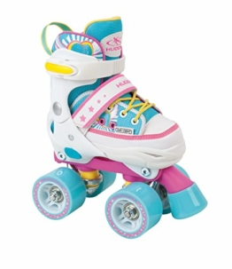 HUDORA Rollschuhe Kinder Mädchen Skate Wonders - verstellbar, Roller-Skates, Disco-Roller, Gr. 28-31, 22036 - 1