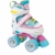 HUDORA Rollschuhe Kinder Mädchen Skate Wonders - verstellbar, Roller-Skates, Disco-Roller, Gr. 28-31, 22036 - 1