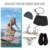 IceUnicorn Badeschuhe Schwimmschuhe Damen Herren Aquaschuhe Strandschuhe Surfschuhe Wasserschuhe für Sommer Beach Pool Yoga(Schwarz, 40/41EU) - 4