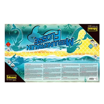 Idena 40604 - Meerjungfrauen-Schwanz mit Monoflosse, Größe M/L, in Blau, Meerjungfrauen-Flosse für Kinder ab 6 Jahren, zum Schwimmen und für aufregende Tauchabenteuer im Wasser - 8