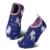 Kinder Badeschuhe Wasserschuhe Strandschuhe Mädchen Junge Schwimmschuhe Barfußschuhe rutschfeste Surfschuhe Sportschuhe Kleinkind Schwimmbad(Einhorn.Blau,32EU 33 EU) - 4