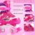 Kinder Rollschuhe Verstellbar LED für Mädchen Jungen, Soldow Roller Skates mit Leucht PU Räder für Anfänger, Bequem | Atmungsaktiv | Dreifach Schutz, Einstellbare Größe 30-37 (Rosa/Blau) - 3