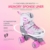 Kuxuan Saya Rollschuhe Verstellbar für Kinder, mit Leuchtenden Allrädern, Spaß für Mädchen und Damen - Mittel （32-35 EU） - 5
