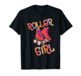 Rollschuh - Roller Girl - mit Rollschuhen laufen - 80er T-Shirt - 1