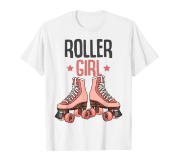 Rollschuhe Roller Girl Roller Skates Rollschuh Mädchen T-Shirt - 1