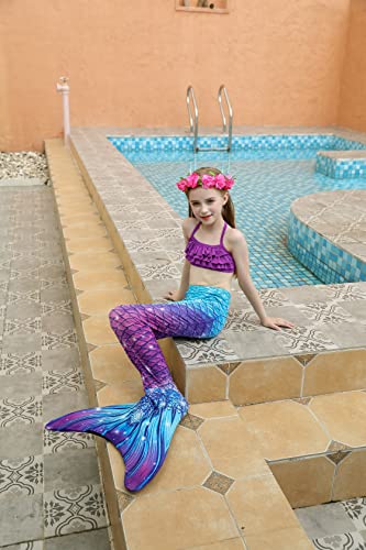shepretty meerjungfrauenflosse mädchen Neuer Mermaid Tail Badeanzug für Erwachsene und Kinder,xiaofenG5-GAI-140 - 3