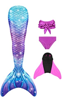shepretty meerjungfrauenflosse mädchen Neuer Mermaid Tail Badeanzug für Erwachsene und Kinder,xiaofenG5-GAI-140 - 1