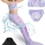 Corimori – Meerjungfrau-Schwimm-Flosse mit Bikini für Kinder, Meerjungfrau Aqua, Meerjungfrauen-Anzug zum Schwimmen, Lila-Kombi Körpergröße bis 160cm - 9