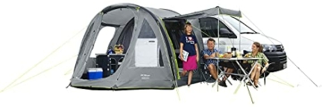 BERGER Extra Touring Easy-L Busvorzelt ? aufblasbares, freistehendes Outdoor Zelt Luftzelt ? Autozelt Vorzelt Camping Zelt für Bus Van Auto ? Schnellaufbau Campingzelt inkl. Luftpumpe - 7