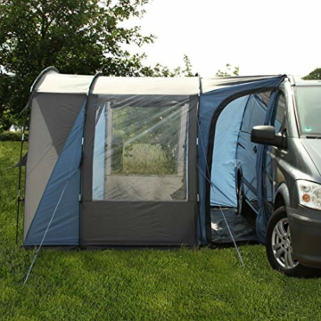 yourGEAR Busvorzelt Rimini 300 Reisevorzelt für Bus & Van inkl. Zeltboden Auto Tunnelzelt UV 50+ Schutz freistehend wasserdicht 5000 mm - 4
