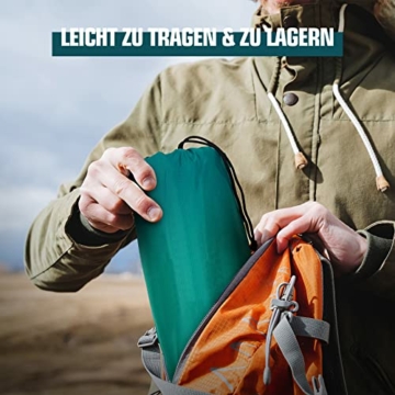 AKSOUL Isomatte Camping Luftmatratze Selbstaufblasend: Ultraleicht Outdoor Groß Aufblasbare Matratze Dick Selbstaufblasbare Schlafmatte Mit Kissen Faltbar Thermo Iso Matte Für Zelt Trekking Strand - 5