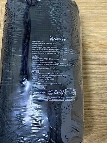 Arlierss Isomatte Camping Selbstaufblasend, 12cm Dick Ultraleichte Luftmatratze mit Fußpresse Pumpe, Isomatte Selbstaufblasend Outdoor mit Kissen für Wandern, Outdoor, Reise, Wandern, Strand-Blau - 8