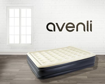 AVENLI Luftbett selbstaufblasend Luftmatratze Gästebett Doppelbett für 2 Personen 203 x 157 x 47 cm mit eingebauter integrierter automatischer Pumpe beige antrazit - 3