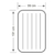 Intex Twin Dura-beam Series Single High Luftbett, Taupe/Grey, 99 x 191 x 25 cm - 4