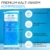 2X Premium Kühlpad Kühlkompresse | XXL Kalt Warm Kompresse 29x12cm | Mehrfach-Kompresse Kühlpads Gel als Kühlkissen Kaltkompresse z. Kühlen von Schmerzen f. Kinder & Erwachsene,Modern, Blau - 2
