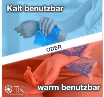 5er blau Set Kühlpad 29x 12 cm & 15x15 cm - Kühlpack Kühlkompresse Warmkompresse - Kaltkompresse - Kompresse Gelkissen - Cool pads Gel pads - kalt & Warm Kühlpack & Kühlakku - 4