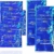 5er blau Set Kühlpad 29x 12 cm & 15x15 cm - Kühlpack Kühlkompresse Warmkompresse - Kaltkompresse - Kompresse Gelkissen - Cool pads Gel pads - kalt & Warm Kühlpack & Kühlakku - 1