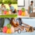 6 Stück Reise Wäschesäcke Faltbare Reise Organizer Tasche Waschbarer Kordelzug Wäschebeutel mit Nylon Schultergurt Reise Schmutzwäsche Wäschebeutel - 5