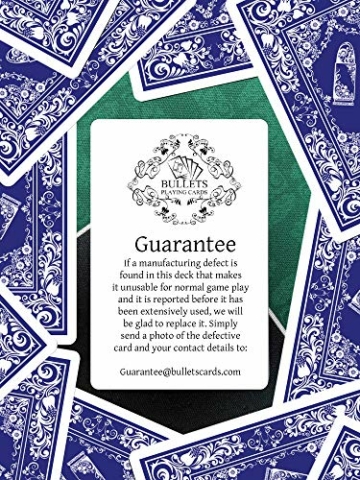 Bullets Playing Cards - Two Decks of Poker Cards - Waterproof Plastic Playing Cards - 3