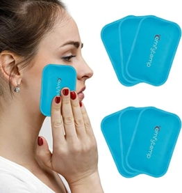Comfytemp Mini Gel Kühlpads (6 Stück), Mehrfach-Kompresse Wiederverwendbare Kühlpack für Kinder, Kopfschmerzen, Zahnschmerzen, müde Augen, Stillen, Insektenstiche, Erste Hilfe, kleines Kühlkompresse - 1