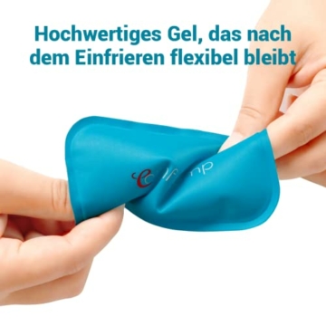 Comfytemp Mini Gel Kühlpads (6 Stück), Mehrfach-Kompresse Wiederverwendbare Kühlpack für Kinder, Kopfschmerzen, Zahnschmerzen, müde Augen, Stillen, Insektenstiche, Erste Hilfe, kleines Kühlkompresse - 4