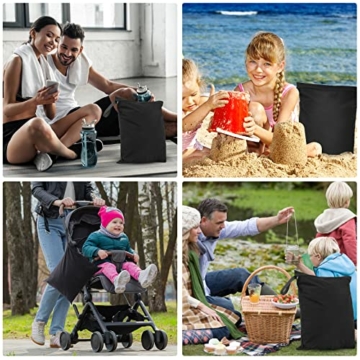 FRETONBA Wetbag 40 cm x 50 cm 2 Stück Nasstasche Wiederverwendbar mit Reißverschluss, Wasserdichte Wet Bag Schmutzige Kleidung Tasche Organiser für Badeanzüge, Strandtuch, Sportkleidung - 7