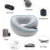OUGEP Reisekissen Nackenkissen,Nackenkissen Flugzeug& Auto Travel Pillow,Weiches Memory Foam Baumwolle Kissenüberzug Maschinenwaschbar Nackenhörnchen Nackenstützkissen für Flugzeug,Auto,Büro Camping - 8