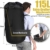 Wäschebeutel Reise Schmutzwäsche XXL 115 Liter, Wäschesack mit 2 Gepolsterte Schultergurte, laundry bag travel, Wasserdicht Wäschetasche Faltbare Aufbewahrungsbeutel, Daypacks Seesack Rucksack - 3