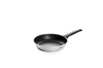 Woll Concept Bratpfanne-Induktiv, Ø 24 cm, 5 cm hoch, Geeignet für alle Herdarten, Edelstahl, backofenfest bis zu 200°, Silber - 1