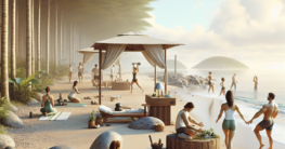 Strandfitness und Wellness