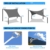 Ankuka Sonnensegel Wasserdicht 2x3m Grau Sonnensegel Rechteckig mit Seile Sonnensegel Balkon 98% UV Schutz Geeignet für Garten Terrasse und Camping - 9