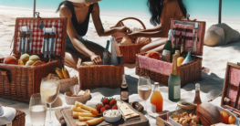 Strandpicknick-Ideen und Rezepte
